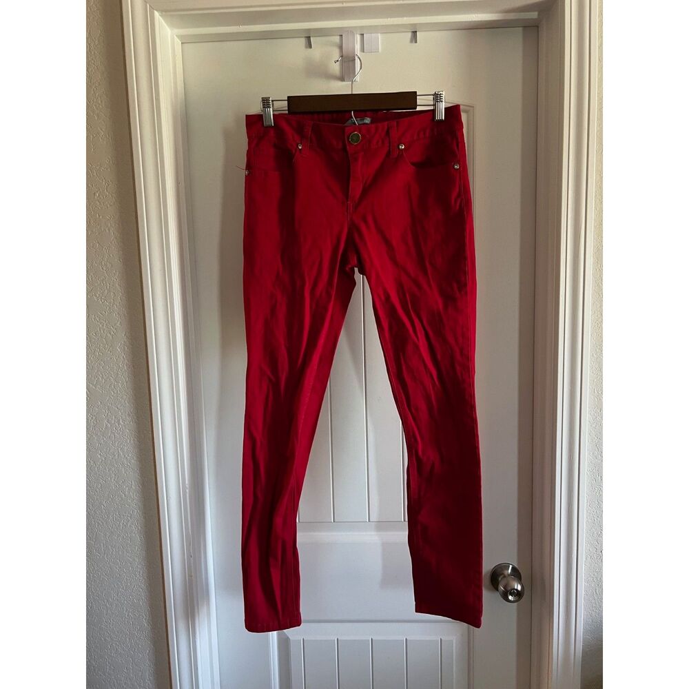New Directions Women's Red Pants Size 8